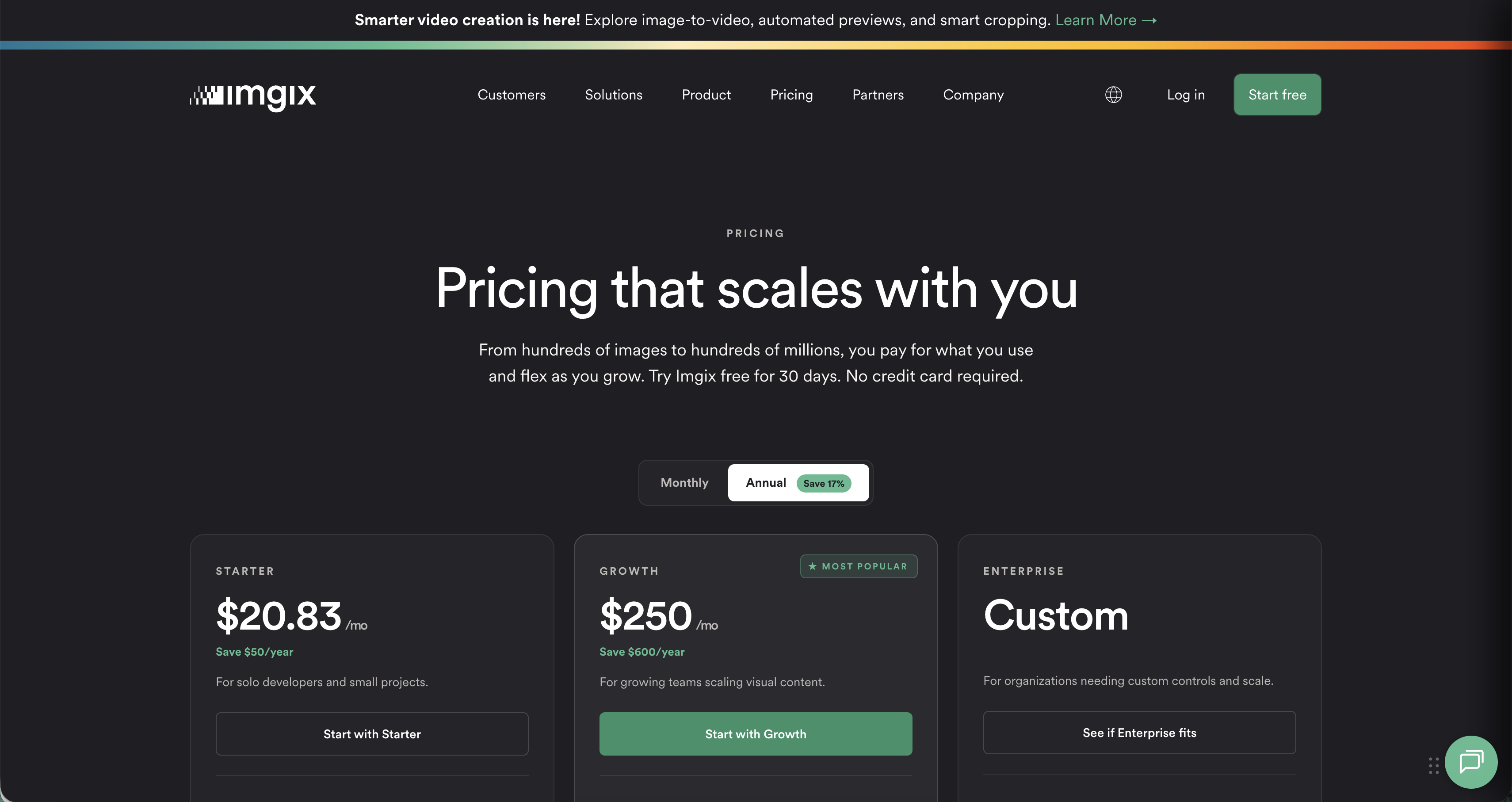 Pricing variant — guided, usage-based recommendation