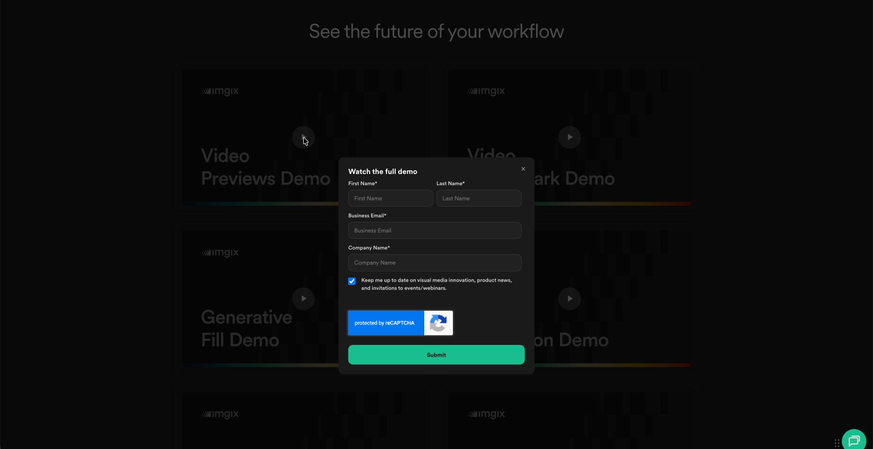 HubSpot lead capture form
